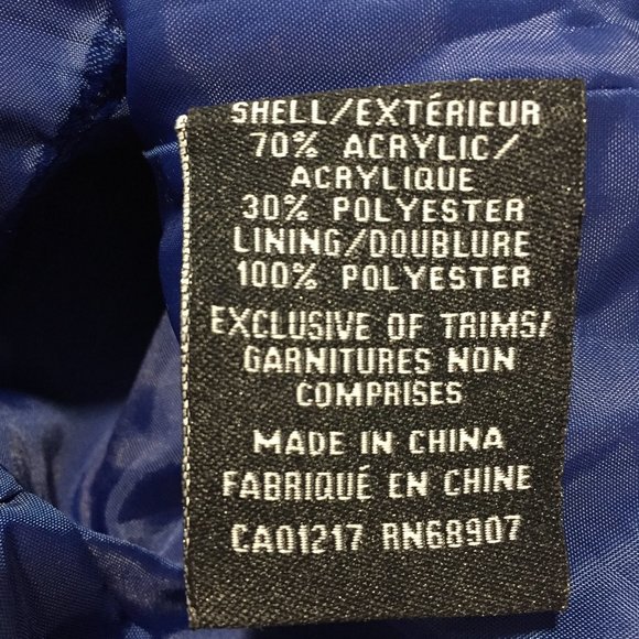 Le Chateau Size M Blue Jacket - Picture 6 of 8